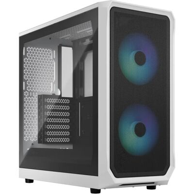 FRACTAL DESIGN Focus 2 RGB White TG Clear Tint FRACTAL DESIGN Focus 2 RGB White TG Clear Tint