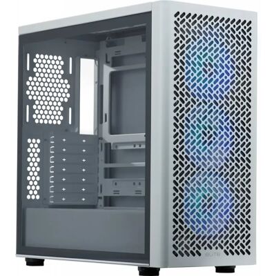 Cooler Master Elite 502 fehér + 3 db ARGB ventilátor Cooler Master Elite 502 fehér + 3 db ARGB ventilátor