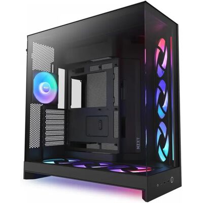 NZXT H9 Flow RGB+ fekete NZXT H9 Flow RGB+ fekete