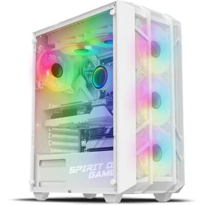 SPIRIT OF GAMER REBEL NX számítógépház ablakos fehér SPIRIT OF GAMER REBEL NX számítógépház ablakos fehér