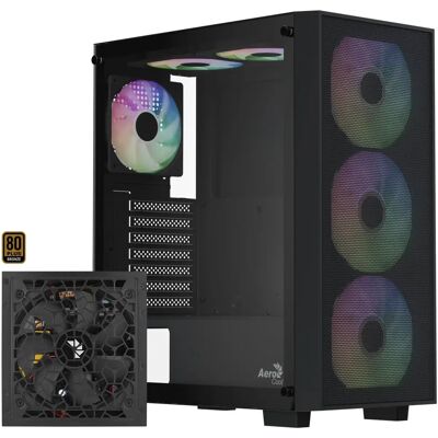 Aerocool B509A Flow-G tápegységgel fekete ACCX-BD02002.11 Aerocool B509A Flow-G tápegységgel fekete ACCX-BD02002.11