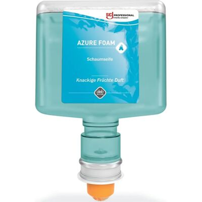 OEM SCJP Azure habszappan. friss. ropogós gyümölcs illat. azúrkék. bőrbarát. TouchFREE Ultra automata adagolóhoz. 1.2L patron OEM SCJP Azure habszappan. friss. ropogós gyümölcs illat. azúrkék. bőrbarát. TouchFREE Ultra automata adagolóhoz. 1.2L patron