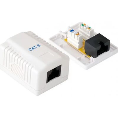 OEM UTP Cat6 fali aljzat 1- es öntapadós OEM UTP Cat6 fali aljzat 1- es öntapadós