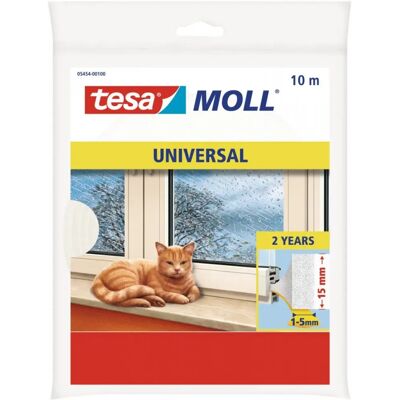 TESA tesamoll Ajtó- és ablaktömítő habszivacs 15 mm x 10 m TESA tesamoll Ajtó- és ablaktömítő habszivacs 15 mm x 10 m