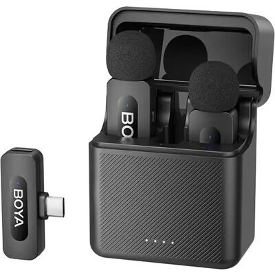 BOYA BY-V30 2.4 GHz Dual-Channel Wireless Microphone USB-C BOYA BY-V30 2.4 GHz Dual-Channel Wireless Microphone USB-C