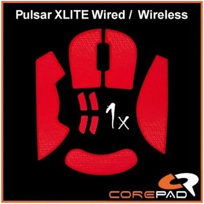 COREPAD Grips For Pulsar Xlire Wired/Wireless piros COREPAD Grips For Pulsar Xlire Wired/Wireless piros