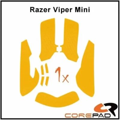 COREPAD Grips For Razer Viper Mini narancs COREPAD Grips For Razer Viper Mini narancs