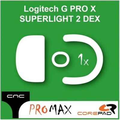 COREPAD Skatez PRO MAX CNC - Logitech G Pro X Superlight 2 DEX egértalp COREPAD Skatez PRO MAX CNC - Logitech G Pro X Superlight 2 DEX egértalp