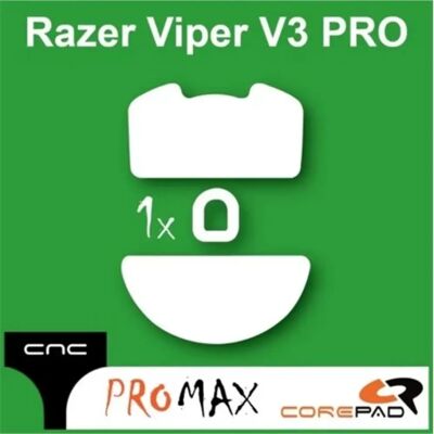 COREPAD Skatez PRO MAX CNC - Razer Viper V3 Pro egértalp COREPAD Skatez PRO MAX CNC - Razer Viper V3 Pro egértalp