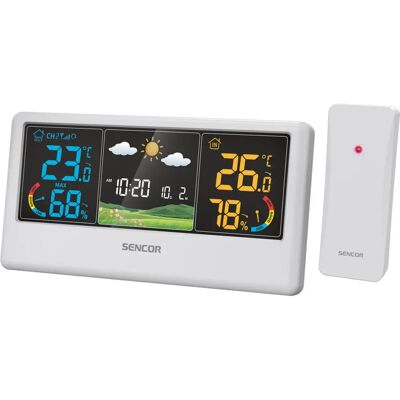 SENCOR SWS 4100 W időjárásállomás - Belső/Kültéri hőmérséklet és páratartalom SENCOR SWS 4100 W időjárásállomás - Belső/Kültéri hőmérséklet és páratartalom