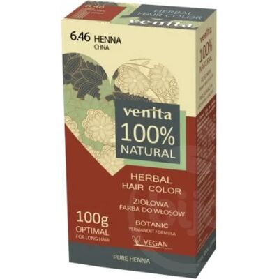OEM Venita 100% natural gyógynövényes hajfesték 6.46 henna 100 g OEM Venita 100% natural gyógynövényes hajfesték 6.46 henna 100 g