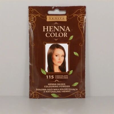 OEM Henna Color hajszinezőpor nr 115 csokoládé barna 25 g OEM Henna Color hajszinezőpor nr 115 csokoládé barna 25 g