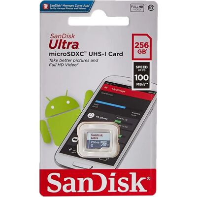 SanDisk Ultra 256GB MicroSDXC 10 MB/s SDSQUNR-256G-GN3MN SanDisk Ultra 256GB MicroSDXC 10 MB/s SDSQUNR-256G-GN3MN