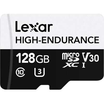 Lexar High-Endurance microSDXC memóriakártya 128GB 843367128990 Lexar High-Endurance microSDXC memóriakártya 128GB 843367128990