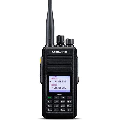 MIDLAND CT990-EBR kézi amatőr kétsávos adóvevő rádió ALA-624-999 MIDLAND CT990-EBR kézi amatőr kétsávos adóvevő rádió ALA-624-999