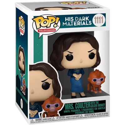 OEM Funko POP!&Buddy: His Dark Materials - Mrs. Coulter with Ozym figura #1111 OEM Funko POP!&Buddy: His Dark Materials - Mrs. Coulter with Ozym figura #1111
