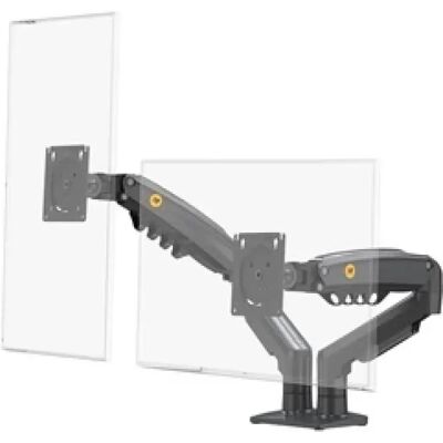 NORTH BAYOU F160 Asztali tartó két monitorhoz 17-27" fekete NORTH BAYOU F160 Asztali tartó két monitorhoz 17-27" fekete