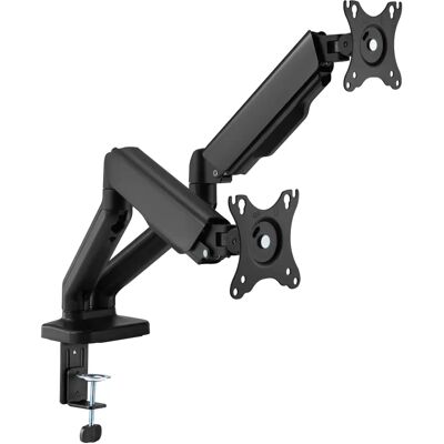 SBOX LCD-S024-2 Dönthető forgatható asztali dual monitor tartó 17"-32" fekete SBOX LCD-S024-2 Dönthető forgatható asztali dual monitor tartó 17"-32" fekete