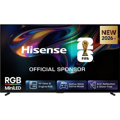 Hisense RGB MiniLED Smart TV 4K 100" 100UR8S Hisense RGB MiniLED Smart TV 4K 100" 100UR8S