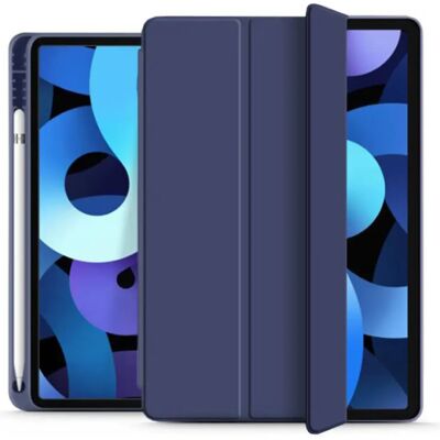 Sötétkék okos tok iPad Air 4/5 - Tablet tok Sötétkék okos tok iPad Air 4/5 - Tablet tok
