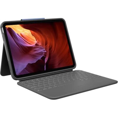 Logitech Rugged Folio iPad (10. generációs) készülékhez UK szürke Logitech Rugged Folio iPad (10. generációs) készülékhez UK szürke