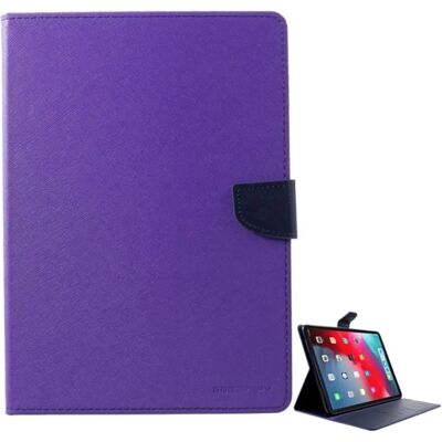 MOBIL IPAD Air 11 (2025) MERCURY Goospery Fancy tok álló, bőr hatású FLIP, textil minta, LILA MOBIL IPAD Air 11 (2025) MERCURY Goospery Fancy tok álló, bőr hatású FLIP, textil minta, LILA