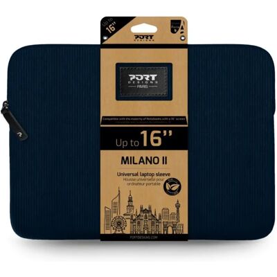 PORT DESIGNS MILANO II ECO Sleeve 16" tengerészkék 140720 PORT DESIGNS MILANO II ECO Sleeve 16" tengerészkék 140720