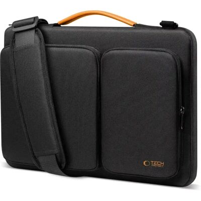 TECH-PROTECT Defender strapabíró laptop táska 13-14" fekete-narancs SP112664 TECH-PROTECT Defender strapabíró laptop táska 13-14" fekete-narancs SP112664