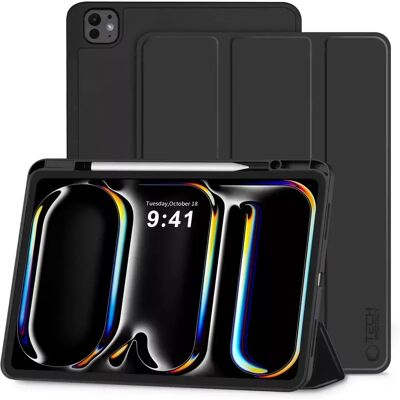 TECH-PROTECT Sc Pen oldalra nyíló kitámasztható mappa tok ceruza tartóval Apple iPad Pro 13 2024/2025 fekete SP115879 TECH-PROTECT Sc Pen oldalra nyíló kitámasztható mappa tok ceruza tartóval Apple iPad Pro 13 2024/2025 fekete SP115879