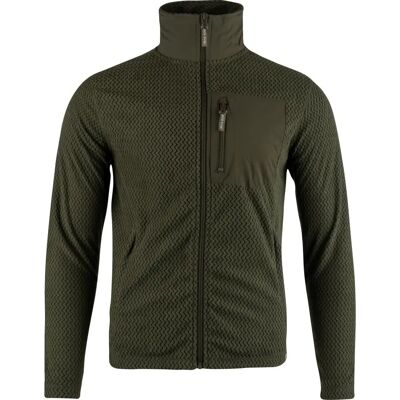 JACK PYKE Lightweight Z cipzáros thermo pulóver zöld XXXL JACK PYKE Lightweight Z cipzáros thermo pulóver zöld XXXL