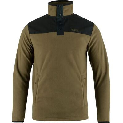 JACK PYKE Snap Neck thermo pulóver mustár L JACK PYKE Snap Neck thermo pulóver mustár L
