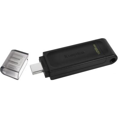 Kingston DataTraveler 70 128GB USB 3.0 Type C Fekete Kingston DataTraveler 70 128GB USB 3.0 Type C Fekete