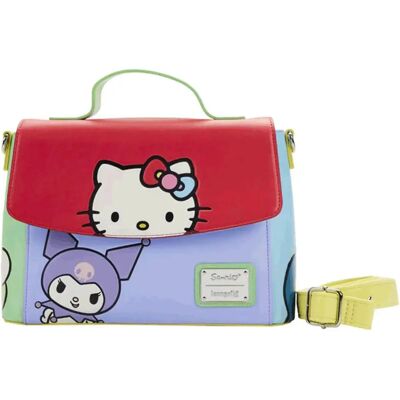 OEM Loungefly Hello Kitty and Friends színes crossbody táska OEM Loungefly Hello Kitty and Friends színes crossbody táska