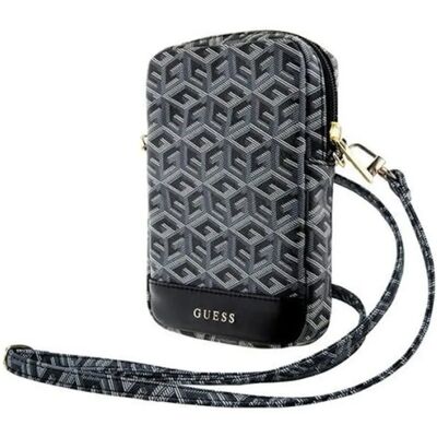 GUESS Zip GCube Bottom Stripe kis táska fekete GUWBZPGCSPGK 93377 GUESS Zip GCube Bottom Stripe kis táska fekete GUWBZPGCSPGK 93377
