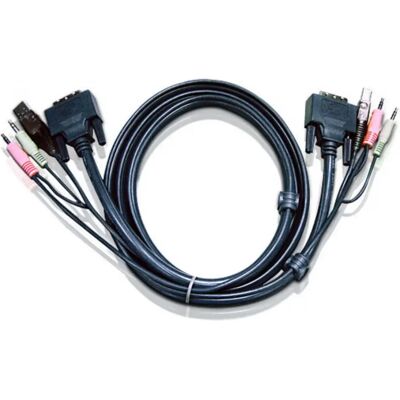 Aten 5M USB DVI-D Dual Link KVM Cable 2L-7D05UD Aten 5M USB DVI-D Dual Link KVM Cable 2L-7D05UD