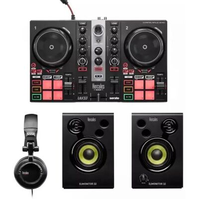 Hercules 4780949 DJLearning Kit MK2 fekete Hercules 4780949 DJLearning Kit MK2 fekete