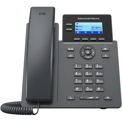 GRANDSTREAM 2602P IP PoE telefon fekete GRANDSTREAM 2602P IP PoE telefon fekete