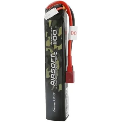 GENS ACE Airsoft 25C 1100mAh 3S1P 11.1V T Plug LiPo akkumulátor GENS ACE Airsoft 25C 1100mAh 3S1P 11.1V T Plug LiPo akkumulátor