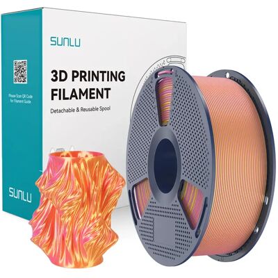 SUNLU Filament PLA+ Silk kettős szín rózsaszín arany PLA+ Silk DC P Go SUNLU Filament PLA+ Silk kettős szín rózsaszín arany PLA+ Silk DC P Go