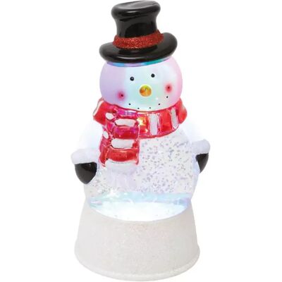 SOMOGYI ELECTRONIC Lámpás vízkeveréssel csillámokkal hóember LTN 18 SOMOGYI ELECTRONIC Lámpás vízkeveréssel csillámokkal hóember LTN 18