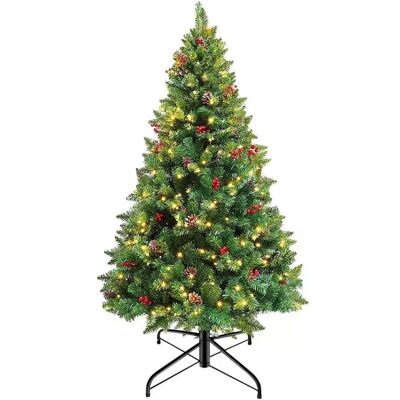 TIMELESS Christmas LED-es műfenyő több típusban melegfehér - 100 LED-es 120 cm TIMELESS Christmas LED-es műfenyő több típusban melegfehér - 100 LED-es 120 cm