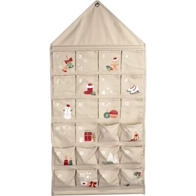 OEM DIY adventi naptár függő 53x109 cm 11003211 OEM DIY adventi naptár függő 53x109 cm 11003211