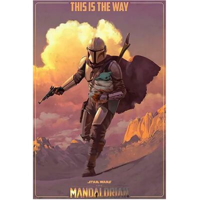 OEM Pyramid Star Wars: The Mandalorian (On the run) maxi poszter OEM Pyramid Star Wars: The Mandalorian (On the run) maxi poszter