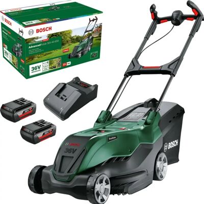 Bosch AdvancedRotak 36V-40-650 akkus fűnyíró + 2x 2.0Ah akku + töltő Bosch AdvancedRotak 36V-40-650 akkus fűnyíró + 2x 2.0Ah akku + töltő