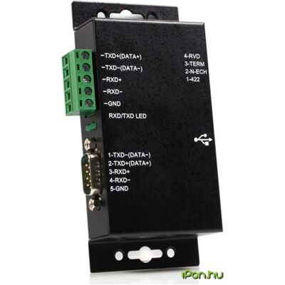 STARTECH USB RS-485 Átalakító Fekete 1.8m ICUSB422IS STARTECH USB RS-485 Átalakító Fekete 1.8m ICUSB422IS