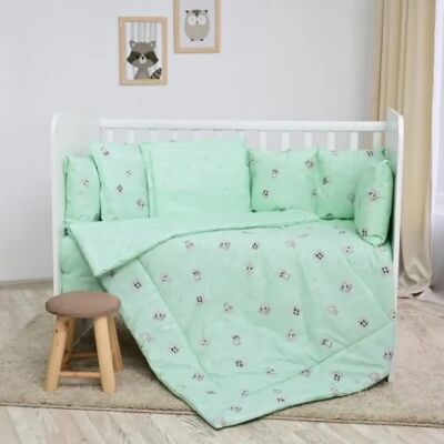 LORELLI Lilly ágynemű garnitúra 60x120 - Friends Green LORELLI Lilly ágynemű garnitúra 60x120 - Friends Green