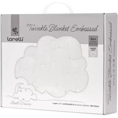 LORELLI Dombornyomott polár takaró 80x110cm - Fehér LORELLI Dombornyomott polár takaró 80x110cm - Fehér