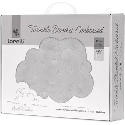 LORELLI Dombornyomott polár takaró 80x110cm - Szürke LORELLI Dombornyomott polár takaró 80x110cm - Szürke