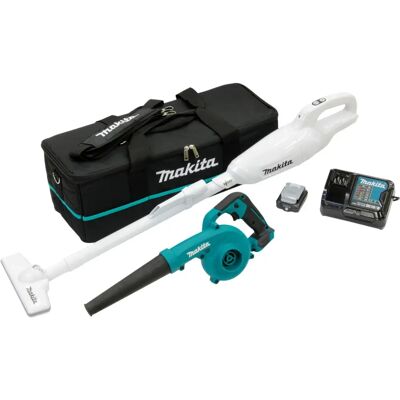 MAKITA CLX245SAX1 12V akkumulátoros lombfúvó és porszívó készlet + 2.0Ah akku MAKITA CLX245SAX1 12V akkumulátoros lombfúvó és porszívó készlet + 2.0Ah akku