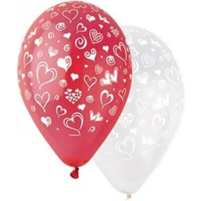 PARTY Léggömb 30 cm szíves PARTY Léggömb 30 cm szíves